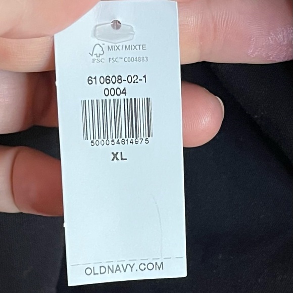 Old Navy Black Long Sleeve stretchy A-Line Dress | XL - Picture 7 of 7